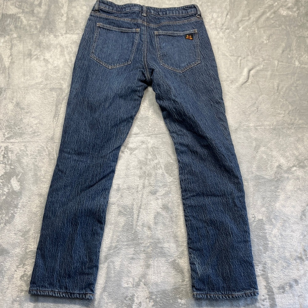 Realtree Flannel Lined Jeans Mens Blue Straight Leg Insulated Denim 32x32 - Picture 13 of 13